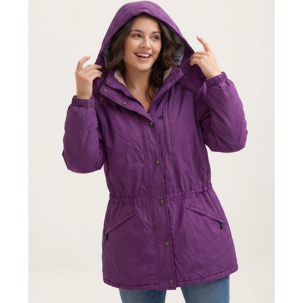 Vintage L.L. Bean Ski Coat Parka Hooded Jacket Women's Medium Thinsulate 3M